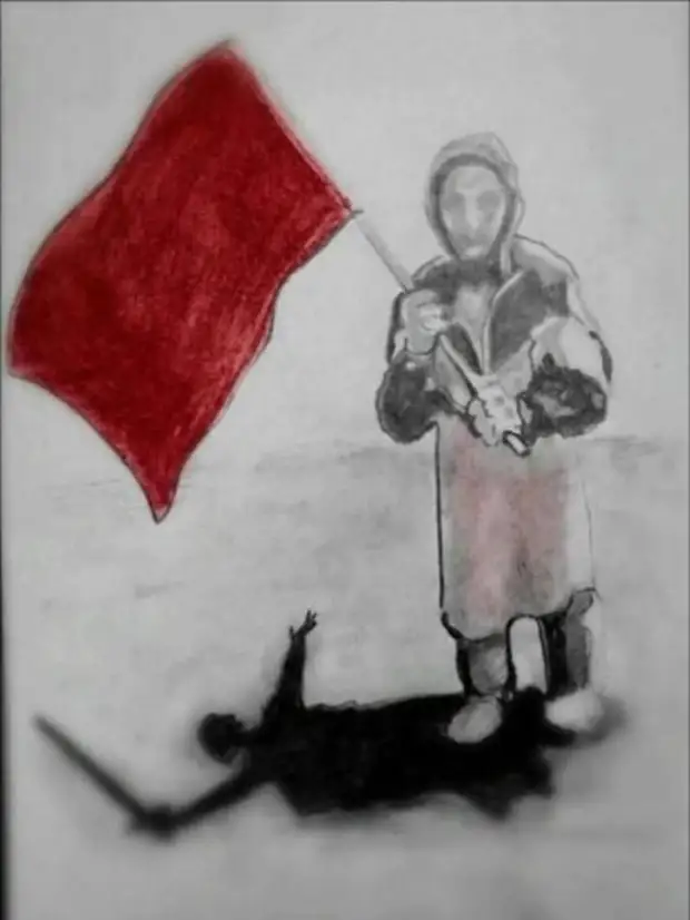 Фашисты и бабушка: За слёзы наших матерей!