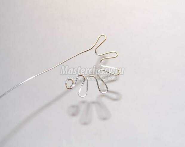 wire Wrap. Серьги из проволоки с ониксом