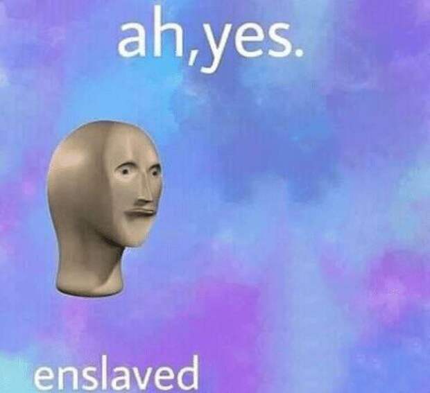 Ah yes enslaved moisture meme template