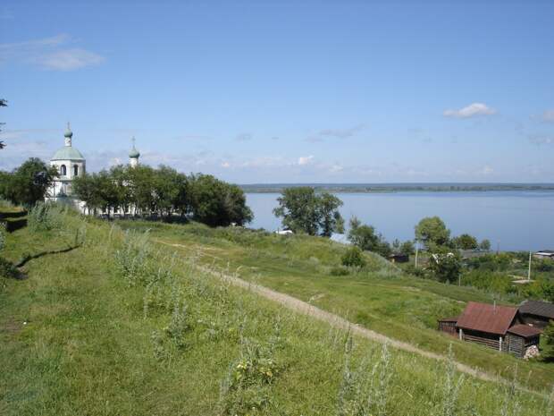 Свияжск – остров-село посреди реки.