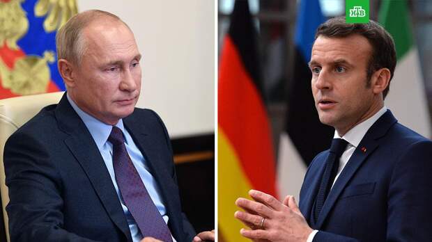 Путин и Макрон обсудили по телефону ситуацию в Ливане