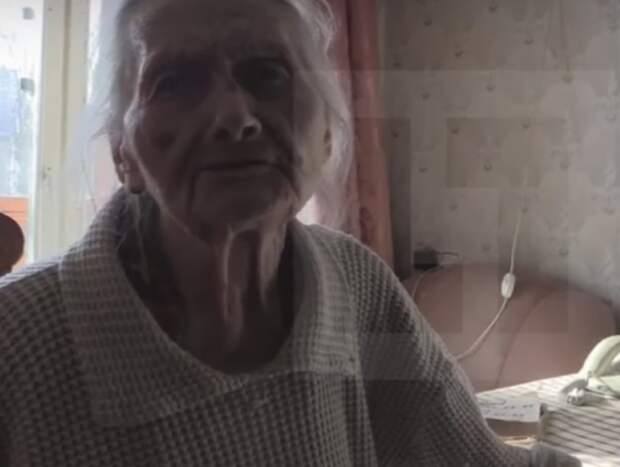 Бабушка Вороненкова Александра Петровна (Фото кадр из видео)