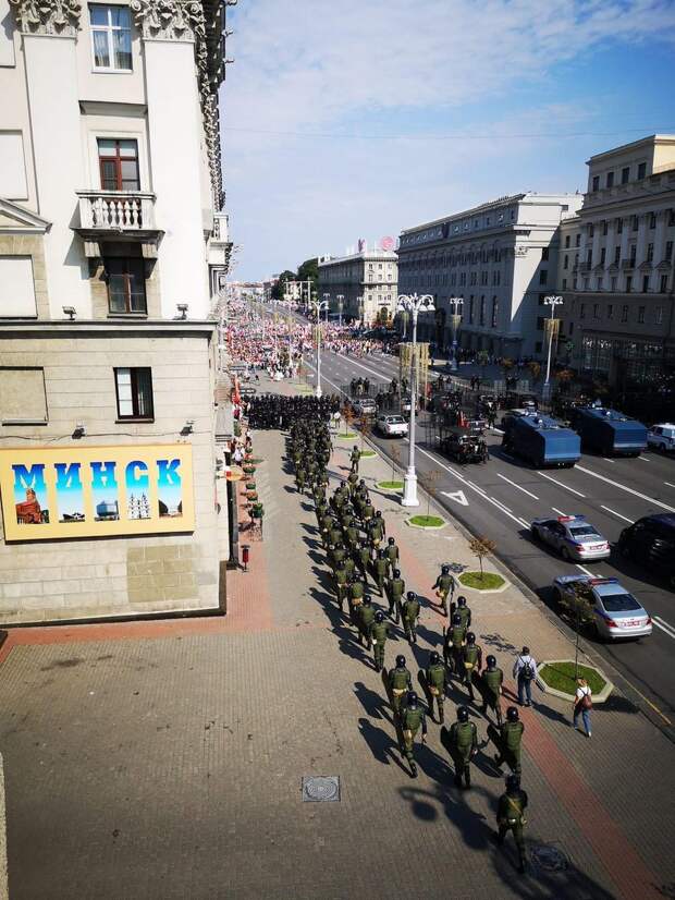 Митинг в Минске. 30.08.2020.