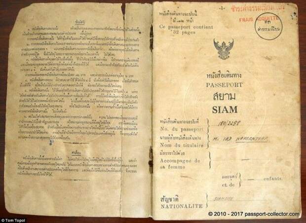 Редкие паспорта государств которые уже не существуют