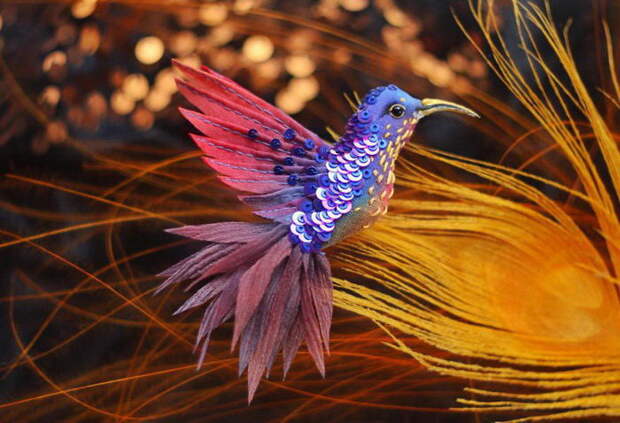 Невероятные птицы ручной работы Julia Gorina