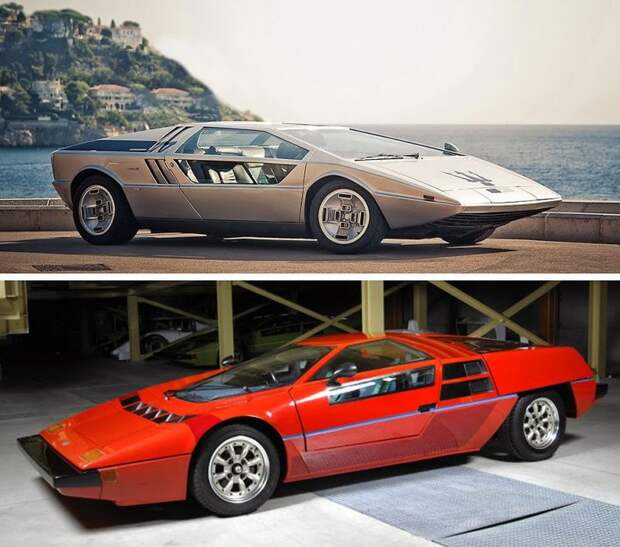 1972 Maserati Boomerang (сверху) и 1979 Dome Zero P2 автодизайн, дизайн, концепт, концепт-кар
