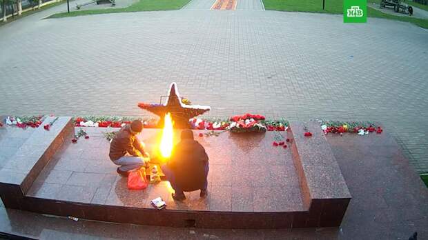 В Можайске задержаны двое мужчин за осквернение Вечного огня