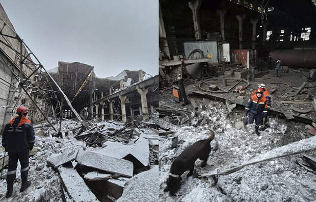 Погибшего рабочего нашла собака: спасатели показали последствия ЧП в Узловой