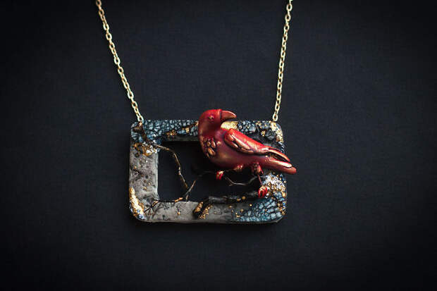 Magical Jewelry And  Creatures From Polymer Clay And Minerals