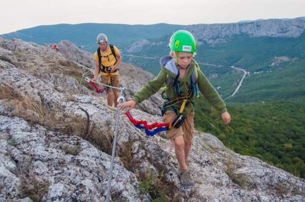 DSC_9129 Виа Феррата в Крыму. Гора Ильяс кая (Альпинизм, via ferrata, ferrata, деликли, гид, проводник)