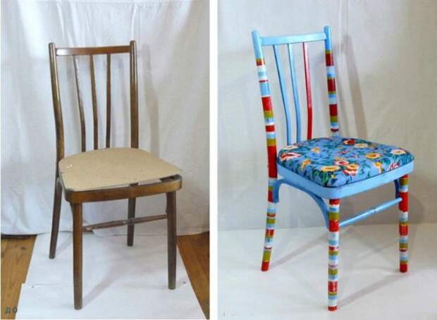 Интересные переделки старой мебели: до и после 1