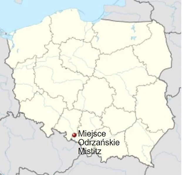 Мейсце Оджанське (Miejsce Odrzańskie) на карте. Мейсце Оджанське (Miejsce Odrzańskie) на карте.