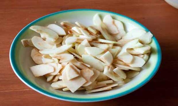 Резаные яблоки