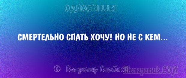 Одностишия, подтверждающие, что краткость – сестра таланта