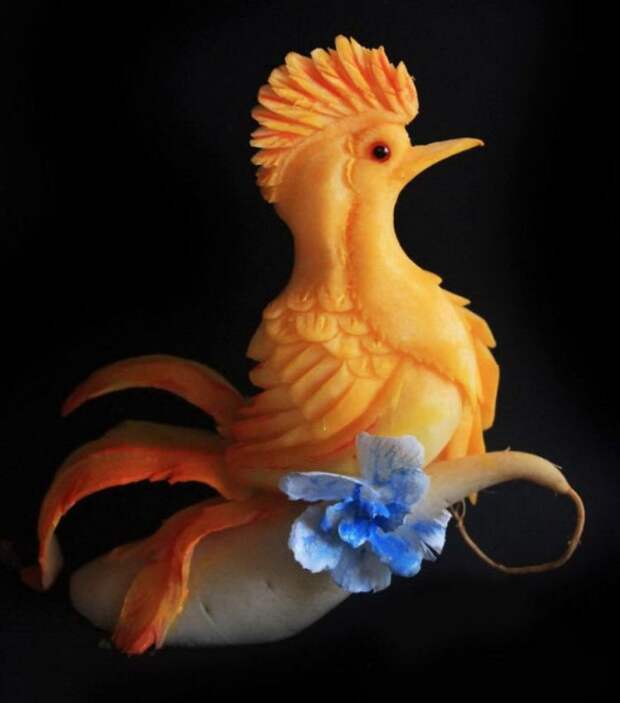 Резьба по фруктам и овощам Daniele Barresi