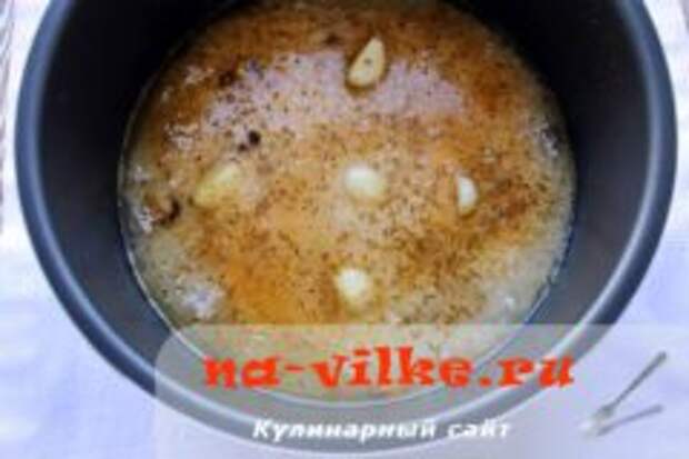 Плов «Черноморский» с мидиями в мультиварке