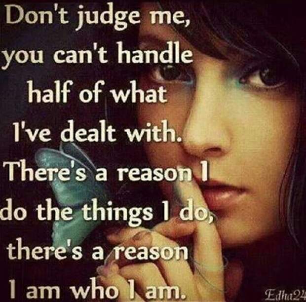 dont judge