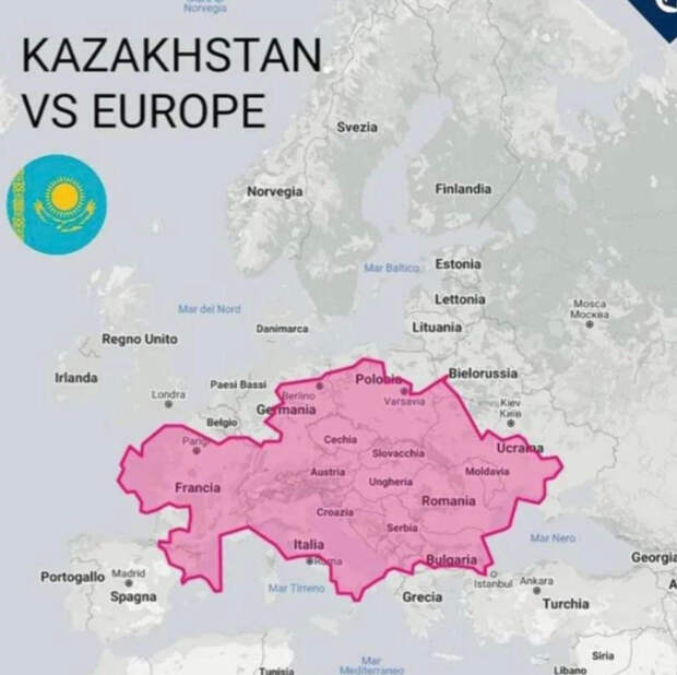 Казахстан vs Европа
