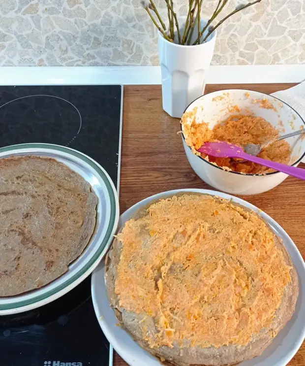 Печёночный торт