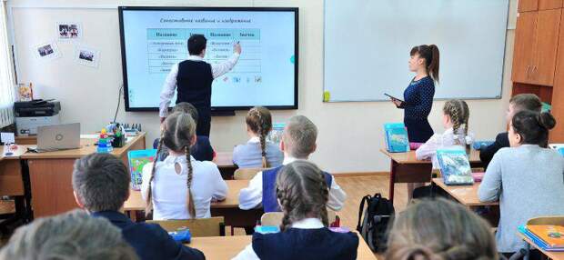 Собянин открыл новую школу в Строгине/ Фото mos.ru