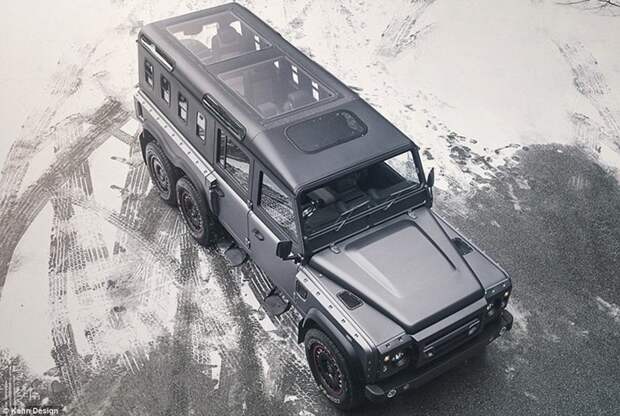 Вот это трактор: в Женеве представили новую версию Land Rover Defender-11 фото + 1 видео-