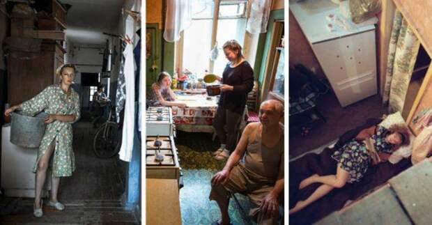 20+ шокирующих фото о том, как люди до сих пор живут в коммуналках