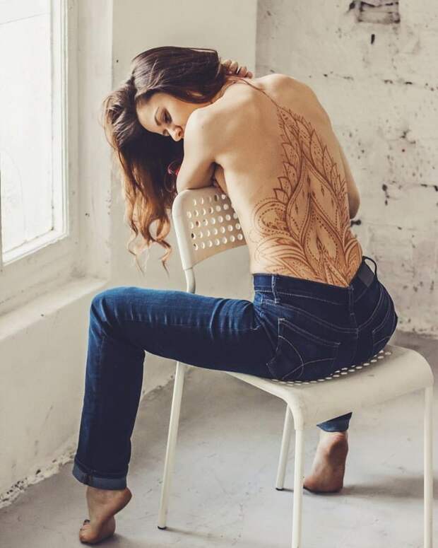 Татуировки хной: женственность и соблазн Маша Гинкас, интересно, искусство, необычно, татуировки, творчество, хна, художественно