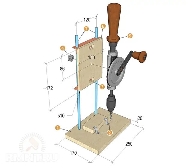 Сверлильный станок своими руками