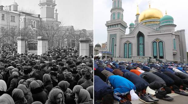 Москва сегодня и вчера
