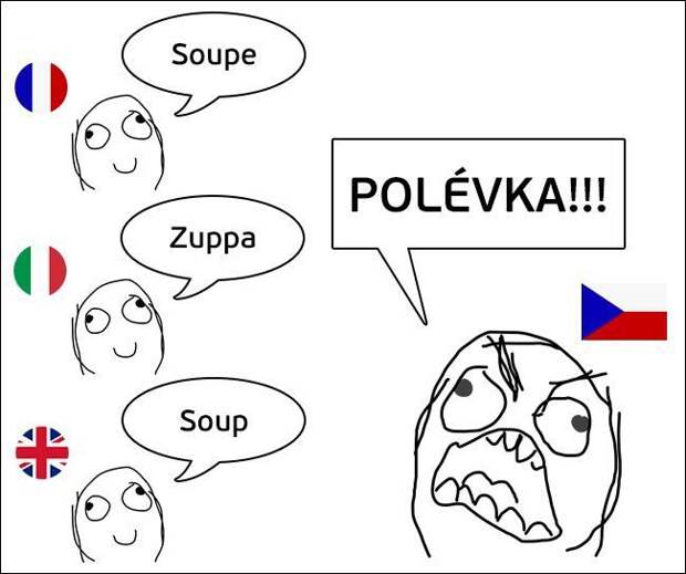 Cуровый чешский язык