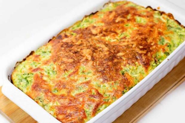 Постная запеканка из кабачков и картошки Постная запеканка из кабачков и картошки