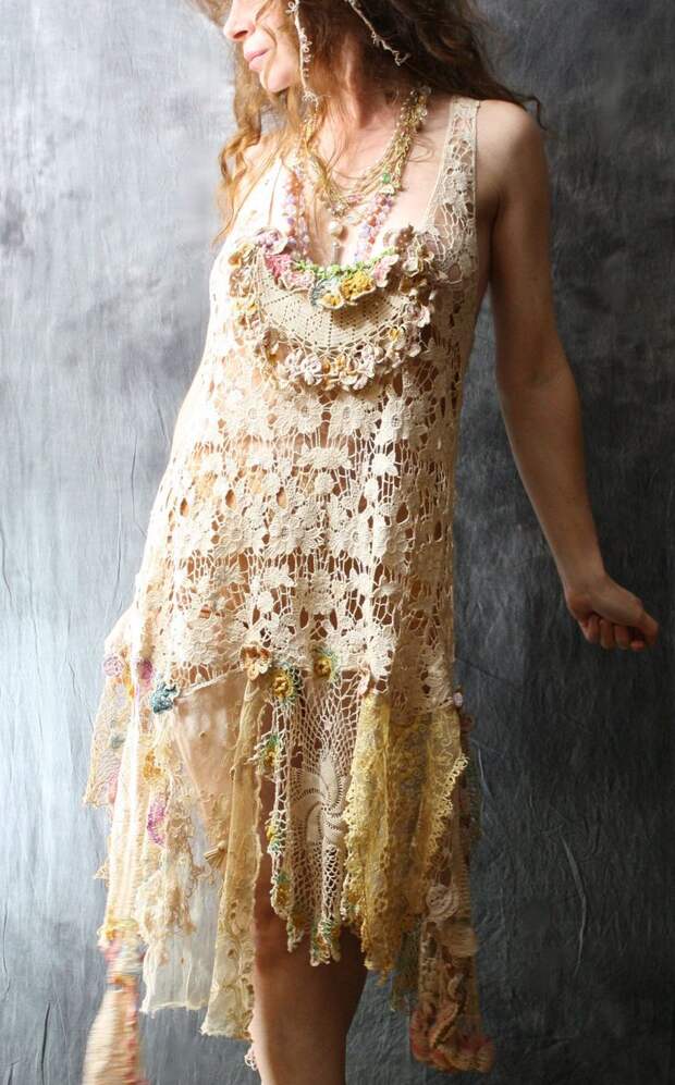 Bohemian Crochet Lace Dress ✌ #boho #bohemian - ☮k☮