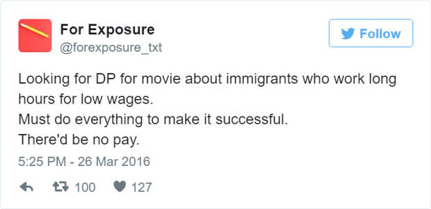 For Exposure
