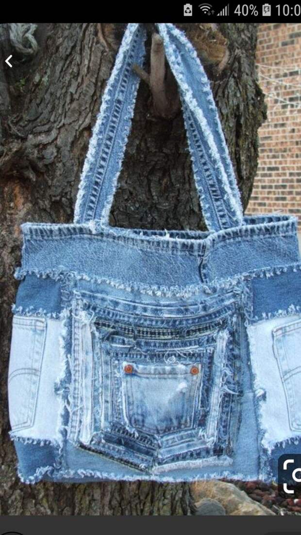 Перешиваем джинсы - какие сумки могут родиться в умелых руках рукодельницы
