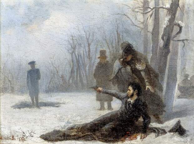 ПУШКИН В ЖИВОПИСИ ( К 180-летию ДУЭЛИ ПУШКИНА И ДАНТЕСА)