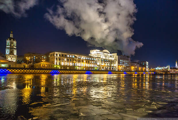 Прогулка по ледяной Москве