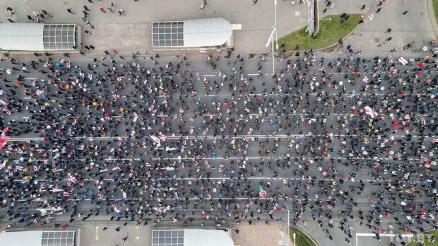 Протесты в Минске. 18.10.2020