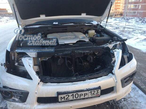 В Ростове неизвестные ночью разобрали Lexus lexus, кража. воровство