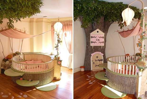 Сказочный дизайн детских комнат. Фото