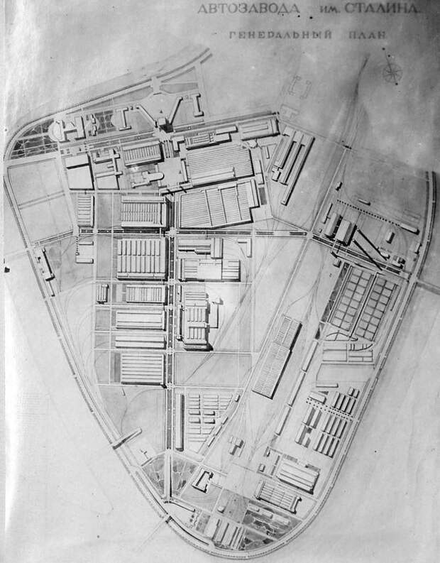 Цех по производству автомобилей представительского класса авто, завод, зил