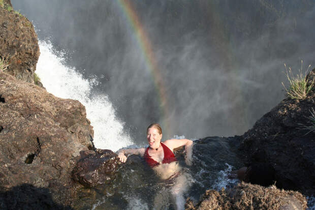 Купель Дьявола на водопаде Виктория Devils Pool 2 Купель Дьявола на водопаде Виктория