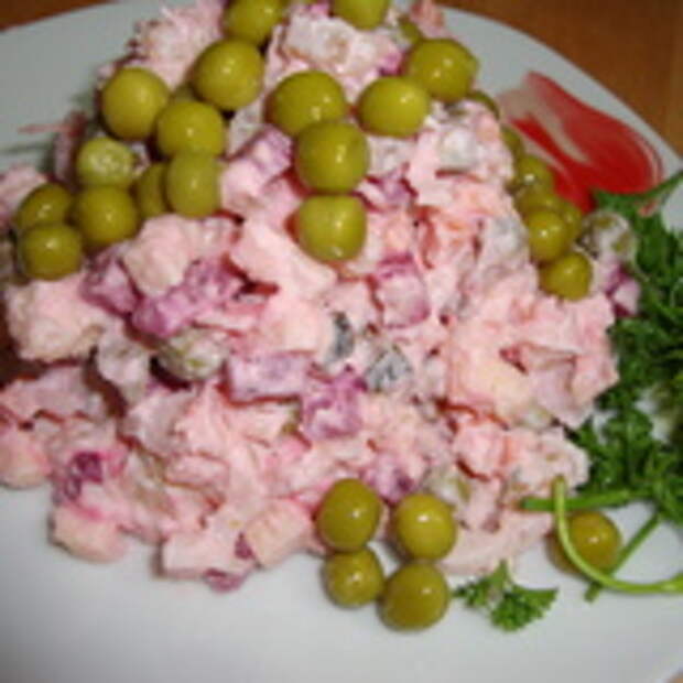 Винегрет с яблочком