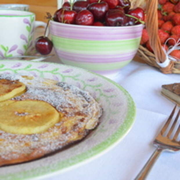 Ванильно-яблочный омлет