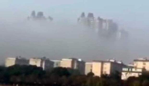 Над Китаем снова возник призрачный город