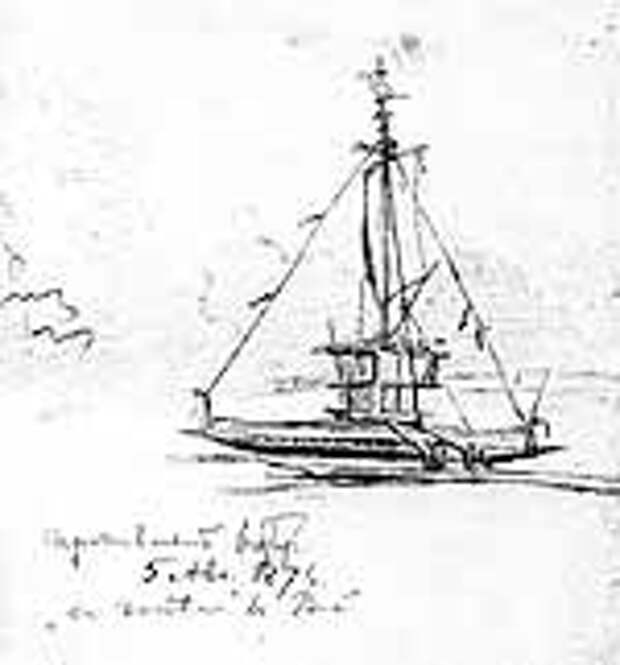 Противный ветер. По дороге в деревню Рай. 5 августа 1876 г.