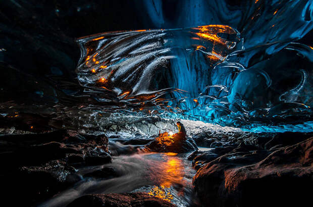 18. Ледяная пещера виды, исландия, красота, фото