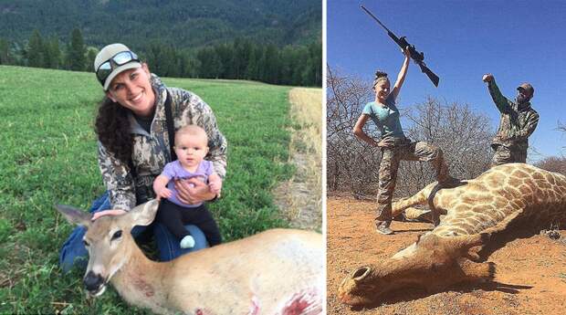 Девушки-охотницы хвастаются убитой дичью в Instagram дети, женщины, животные, охота