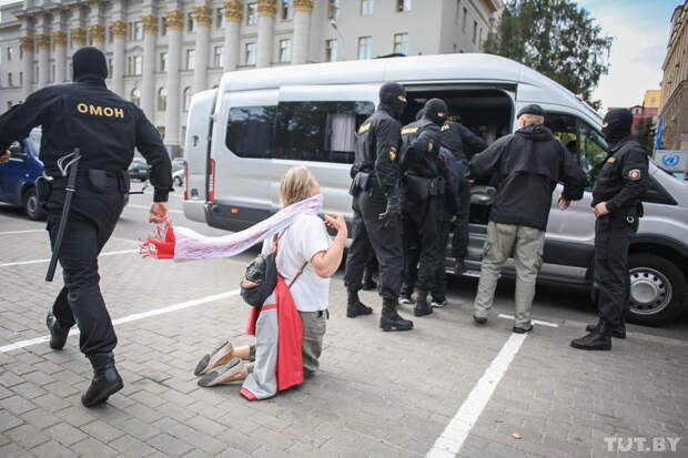 Протесты студентов в Минске 01.09.2020
