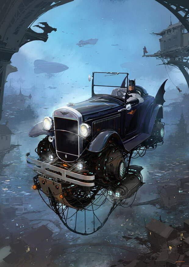 Летающие машины в иллюстрациях Alejandro Burdisio Летающие машины в иллюстрациях Alejandro Burdisio