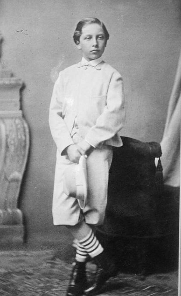 Вильгельм ІІ в детстве. / Фото: www.pinterest.pt
